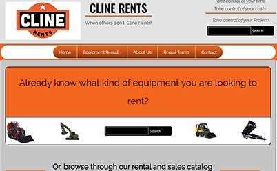 eastside land care web design home page
